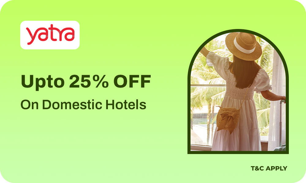Upto 25% OFF On Hotel Bookings!