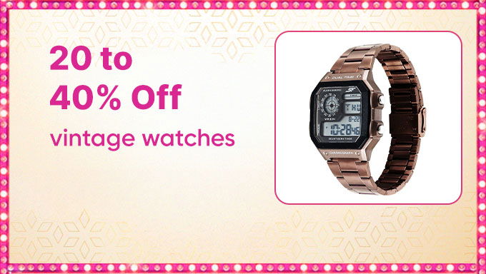 Vintage Watches | 20-40% Off – Classic Style at Great Prices