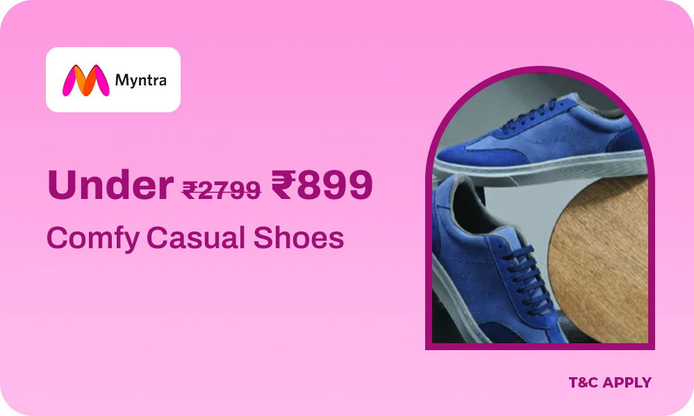Myntra Men’s Casual Shoes Under ₹899