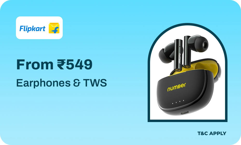 Earphones & TWS Sale - Starting From Just ₹549 