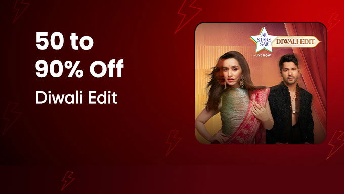 AJIO All Stars Diwali Edits | Flat 50-90% OFF + Bank Offers & Cashback!!