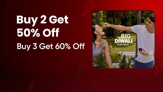 Big Diwali Flex Sale | Buy 2 Get 50% Off | Buy 3 Get 60% Off