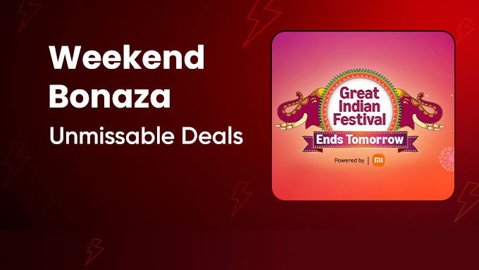 Amazon Great Indian Festival Sale| Biggest Discounts + Extra 10% OFF With HDFC Bank Credit Card