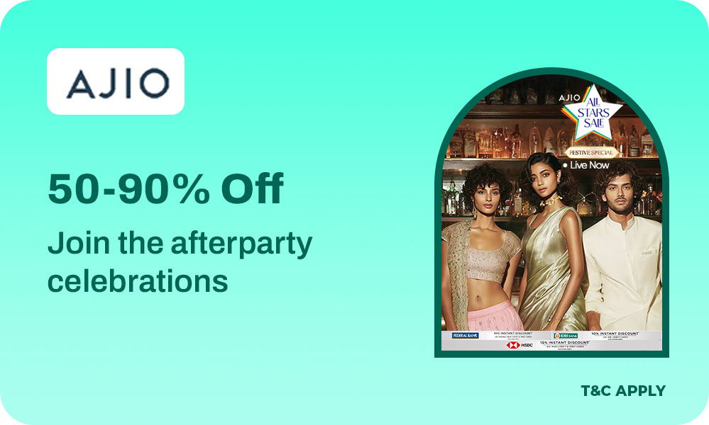 AJIO After Party Celebration | 50–90% OFF
