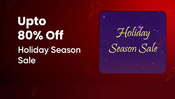 Holiday Season Sale | Upto 80% Off |Offers You Can’t Miss!