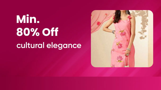 Women Ethnic Wear | Cultural Elegance | Min 80% Off