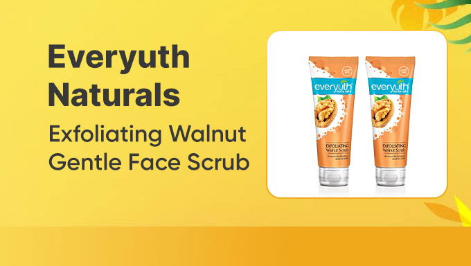 Everyuth Walnut Scrub | Deep Cleanse for Smooth, Glowing Skin