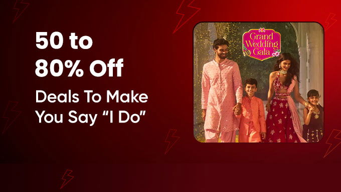 Grand Wedding Gala | 50% to 80% Off