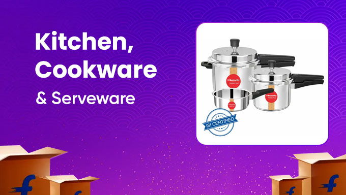 Flipkart Kitchen Sale | Up to 80% Off on Cookware & Serveware