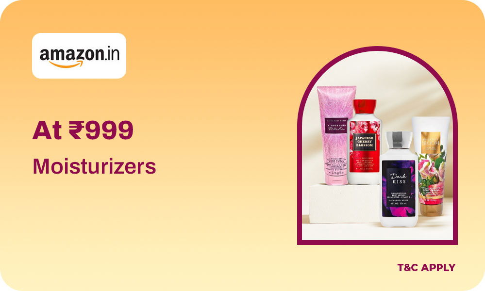 Amazon Everyday Essentials - Moisturizers Rs.999 (Save Upto Rs..1500)