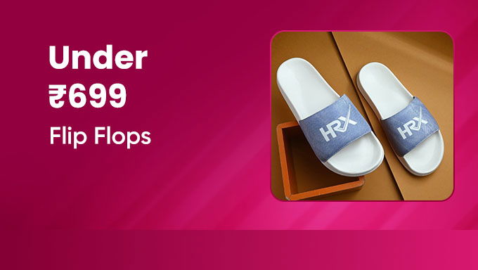 Budget Flip-Flops Under ₹699 | Comfy, Stylish & Must-Have!🔥 Flip-Flops Under ₹699! 🩴 ✅ Trendy & comfy for daily wear ✨ ✅ Lightweight & perfect for men & women 🏃‍♂️🏃‍♀️ ✅ Casual, beach & home styles 🌴 🛒 Grab your favorite pair before it’s gone! 💨