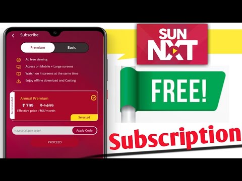 Sun NXT coupon code