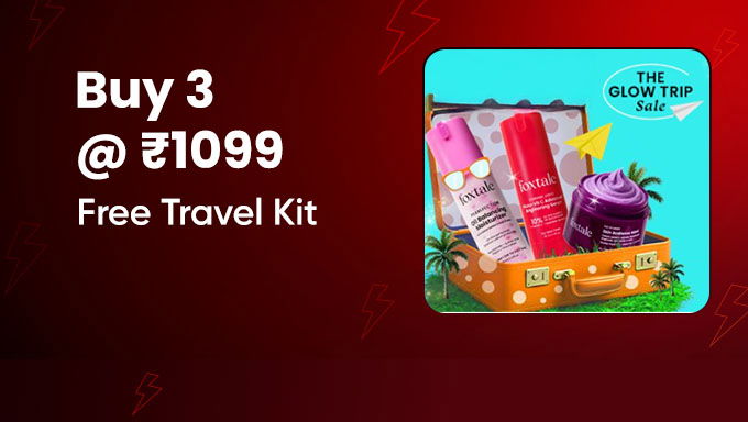 The Glow Trip Sale | Buy 3 @ ₹1099 + Free Travel Kit