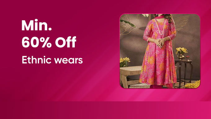 Ethnic Wear | Minimum 70% OFF | Where Glam Meets the Wild West