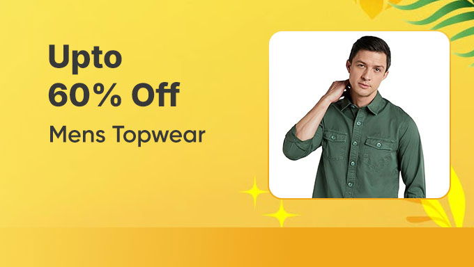 Men’s Topwear | Upto 60% OFF | Elevate Your Everyday Look