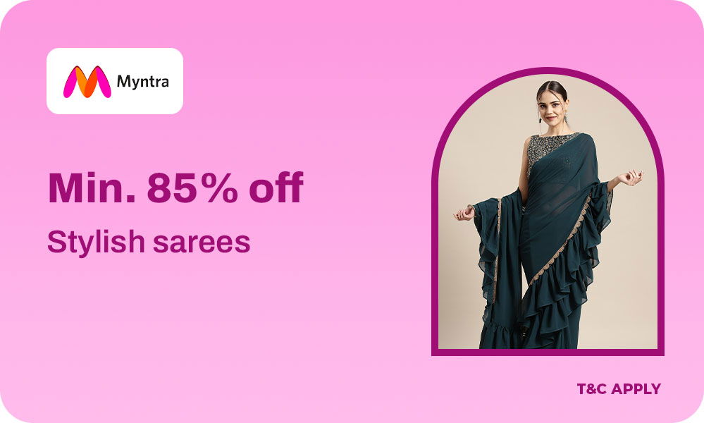 Stylish Sarees Minimum 85% Off – Biggest Ethnic Steal
