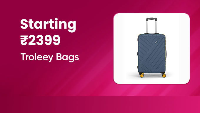 Trolley Bags | Starting ₹2399 | Travel in Style
