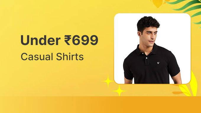 Casual Shirts Under 699 | Trendy Daily Wear Collection