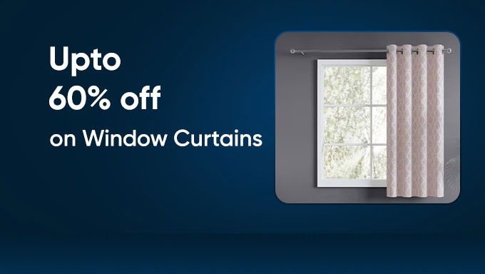 Window Curtain Makeover | Upto 60% Off