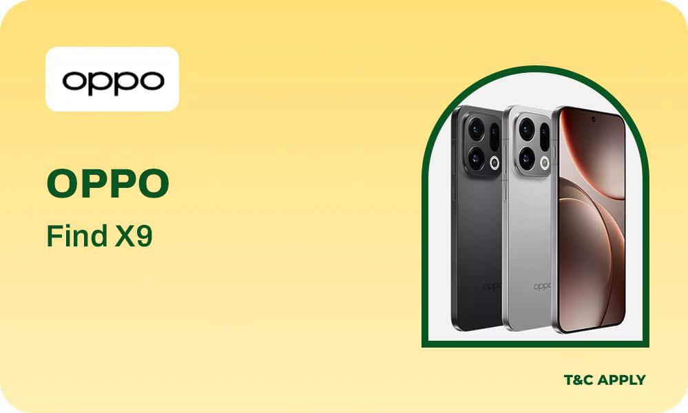 Buy OPPO Find X9 & Get Extra Coupon Off ₹ 2,000