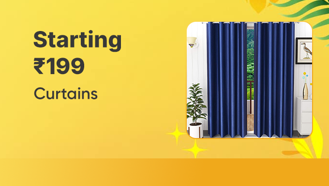 Curtains Starting ₹199 | Fresh Home Vibes