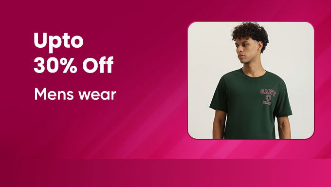Men’s Wear | Upto 30% Off Styles
