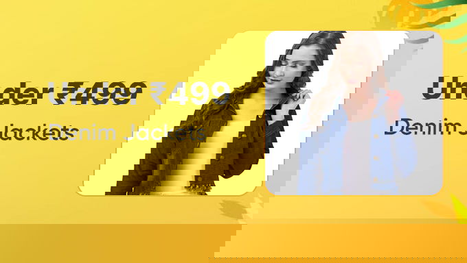 Denim Steals | Jackets Under ₹499