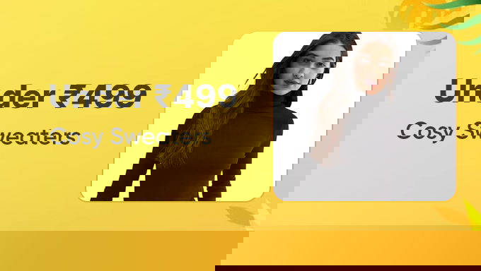 Warm & Cosy | Sweaters Under ₹499