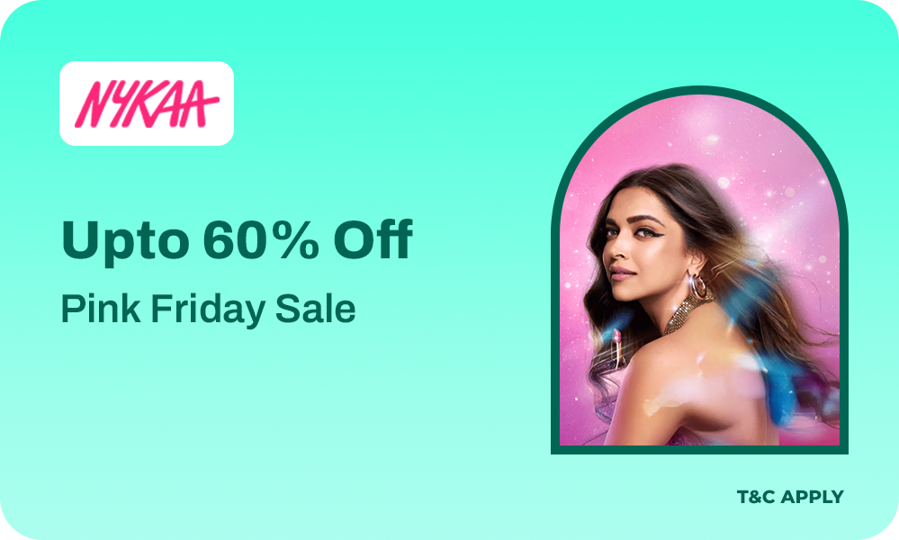 PINK FRIDAY SALE - Upto 60% OFF +  Flat 10% Instant Bank Discount 