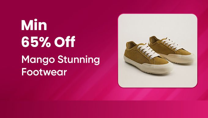 Trendy Footwear Deals | Min 65% Off Mango Collection