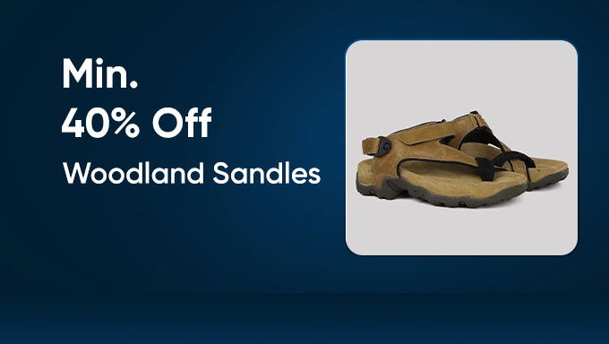 Woodland Sandals | Min. 40% OFF
