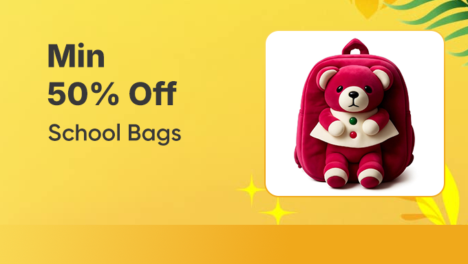 School Bags | Min. 50% Off