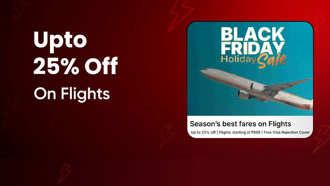 Fly for Less | Cleartrip Black Friday 25% OFF