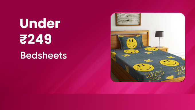 Soft Bedsheets | Under ₹249