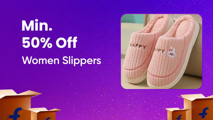 Women’s Slippers | Min. 50% Off