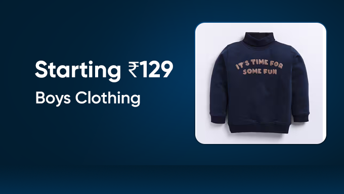 Boys’ Clothing | Starting ₹129