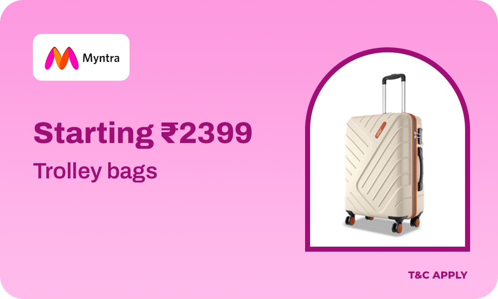 Trolley Bags Starting At ₹2,399