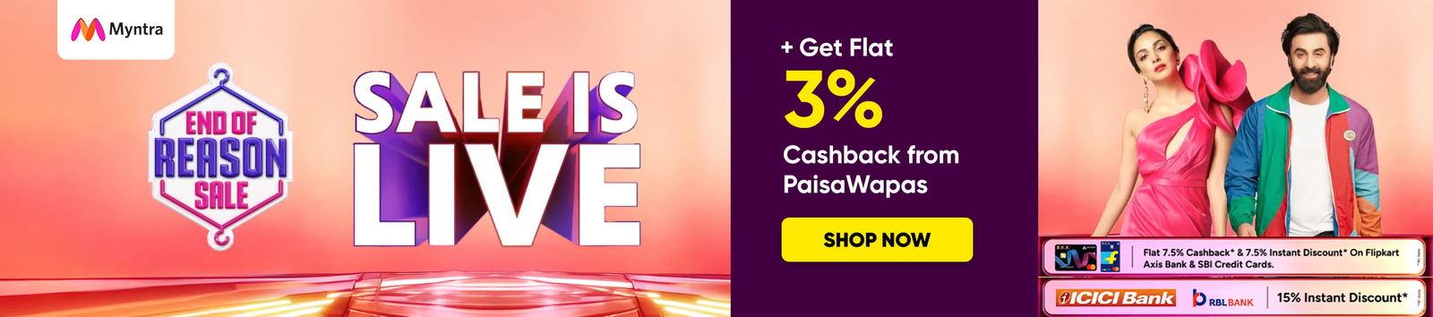 Myntra End Of Reason Sale