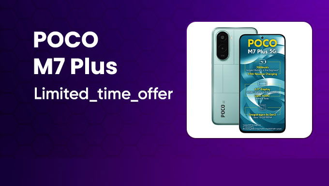 POCO M7 Plus | Limited-Time Offer on 5G Power