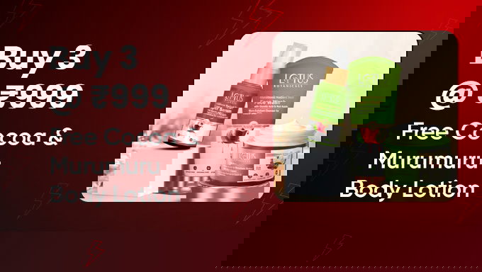 Lotus Botanicals | Buy 3 @ ₹999 + Free Body Lotion