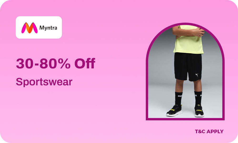 Sportswear Sale — Upto 30–80% OFF
