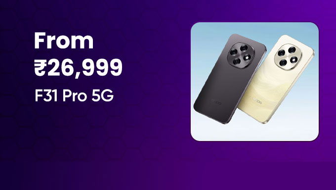 F31 Pro 5G From ₹26,999 | Premium Performance Deal