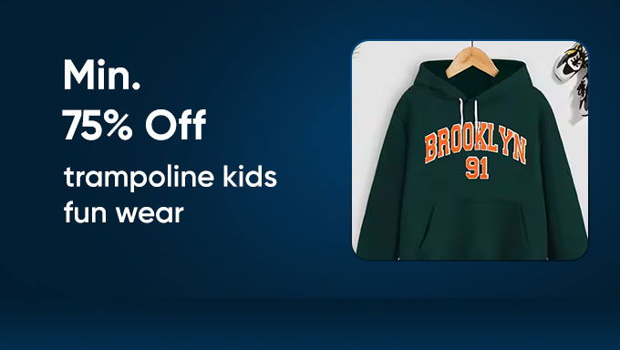 Trampoline Kids Fun Wear | Min 75% Off