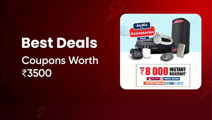 Audio & Accessories Fest – Up to ₹8,000 Instant Discount + ₹3,500 Coupons | Best Deals