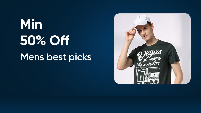 Men’s Best Picks | Min 50% Off