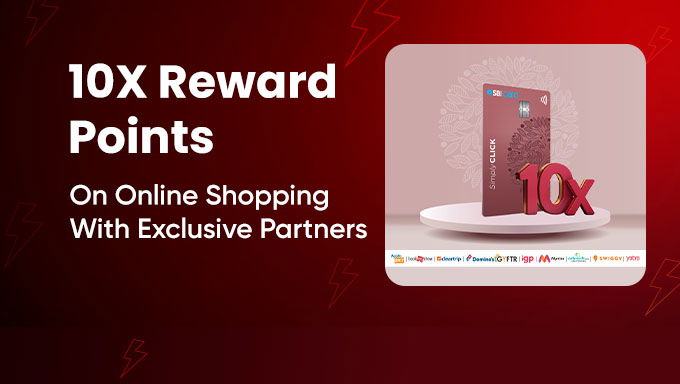 Apply SBI Simply CLICK & Get 10X Reward Points On Exclusive Online Partners