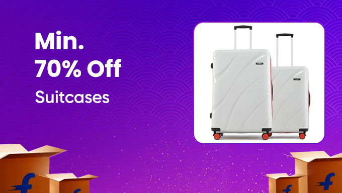 Suitcases | Min 70% OFF