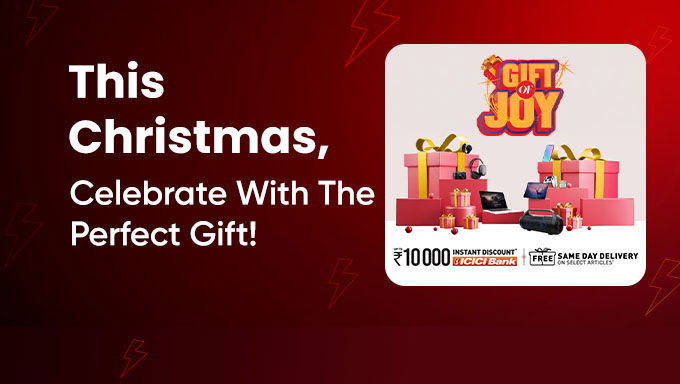 Reliance Digital Christmas Sale: Up to ₹10,000 Instant Discount with ICICI Bank | Same Day Delivery 