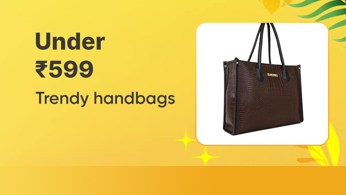 Trendy Handbags | Under ₹599