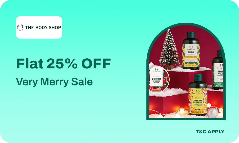 Christmas Special| Flat 25% OFF On Skincare, Haircare, & Fragrance